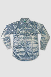 CHAMPAGNE STAINS SATIN SHIRT